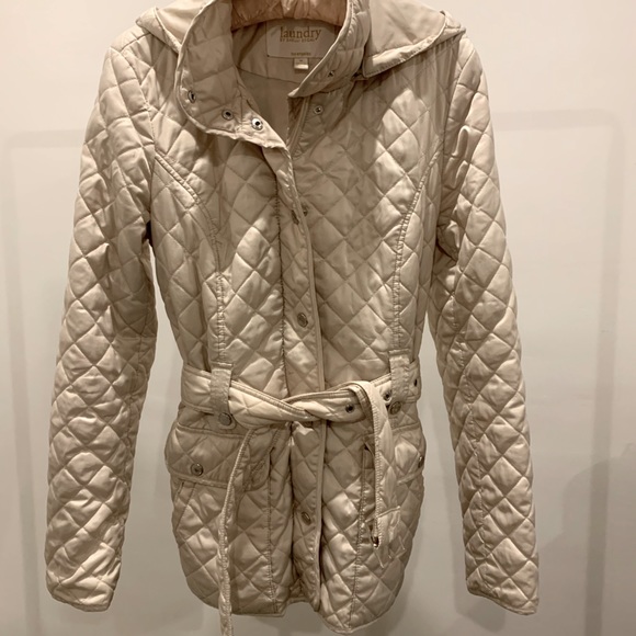 Laundry By Shelli Segal Jackets & Blazers - Laundry-Shelli Segal Quilted Jacket Removable Hood